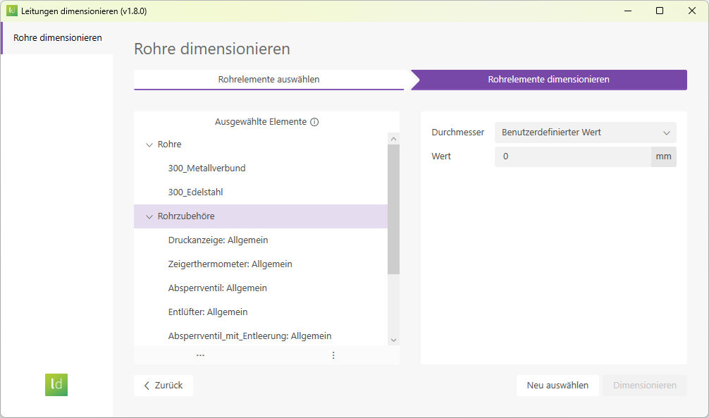 Leitungen_dimensionieren_dimensionieren_zubehoer_benutzerdefinierter_wert.png