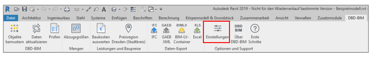 DBD-BIM | 01 Grundeinstellungen
